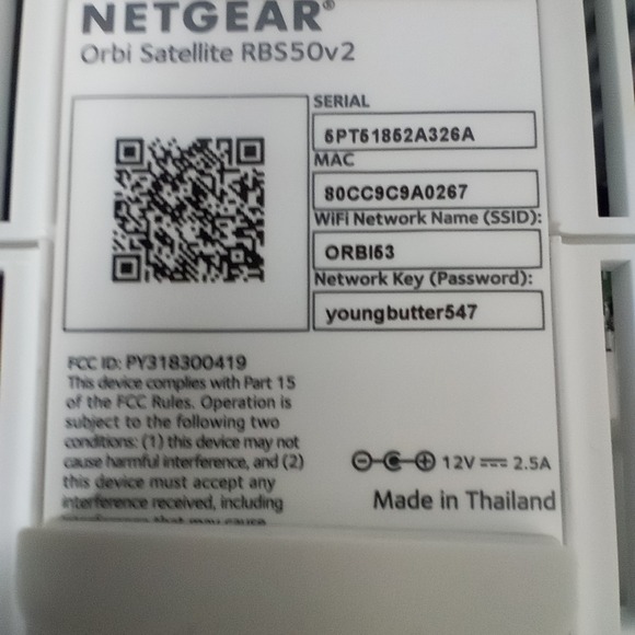 NETGEAR Orbi RBS50V2 Satellite for AC3000 Mesh WiFi System (Router Not Included) - Picture 7 of 8